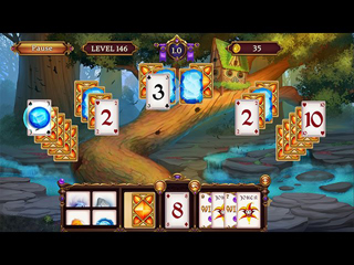 Solitaire. Elemental Wizards - Screen 2